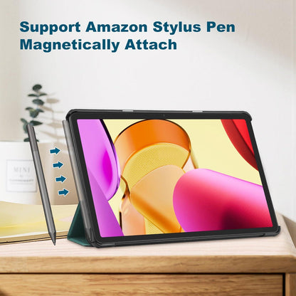 Hülle für Amazon Fire Max 11 Tablet 2023 - Slim Leder Schutzhülle mit
