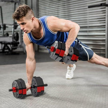 Verstellbare Hanteln Set 10kg Kurzhanteln Langhantel 2 In 1