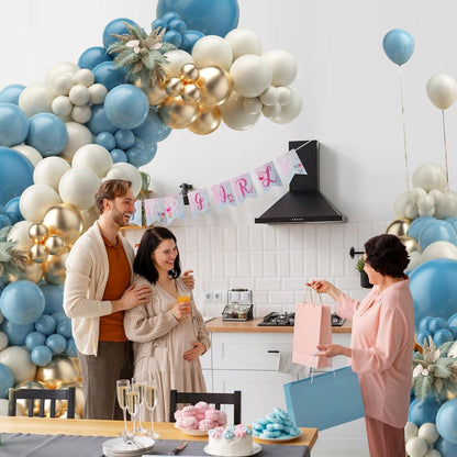 Luftballon Girlande Blau 125 Stück Dekoration Party Hochzeit Geburtstag