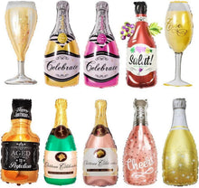 Luftballons Wein Flaschen Champagner Riesen Ballon Party Dekoration