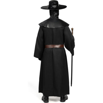 Herren Pestarzt Kostüm Set mit Maske und Zubehör