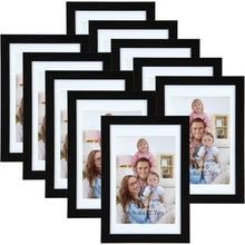 Bilderrahmen 9x13 cm Braun Passepartout Collage Set 10x15 cm