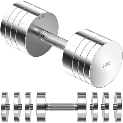 Verstellbare Kurzhantel aus Stahl 25kg