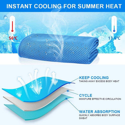 Kühlendes Handtuch Set Mikrofaser Cooling Towel Eishandtuch Schnell