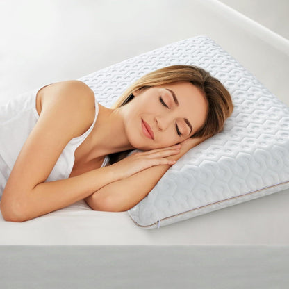 Gel Memory Foam Kissen 40x60 8cm Höhe orthopädisch abnehmbar waschbar