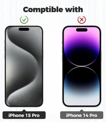 Handykette für iPhone 15 Pro 6,1 Zoll, Transparente Hülle