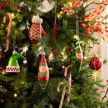Weihnachtskugeln Set 40 Stück Kunststoff Rot Grün