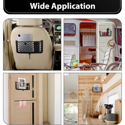 EINESIN 3-in-1 Auto Aufbewahrungsnetz Ablage Fach Universal