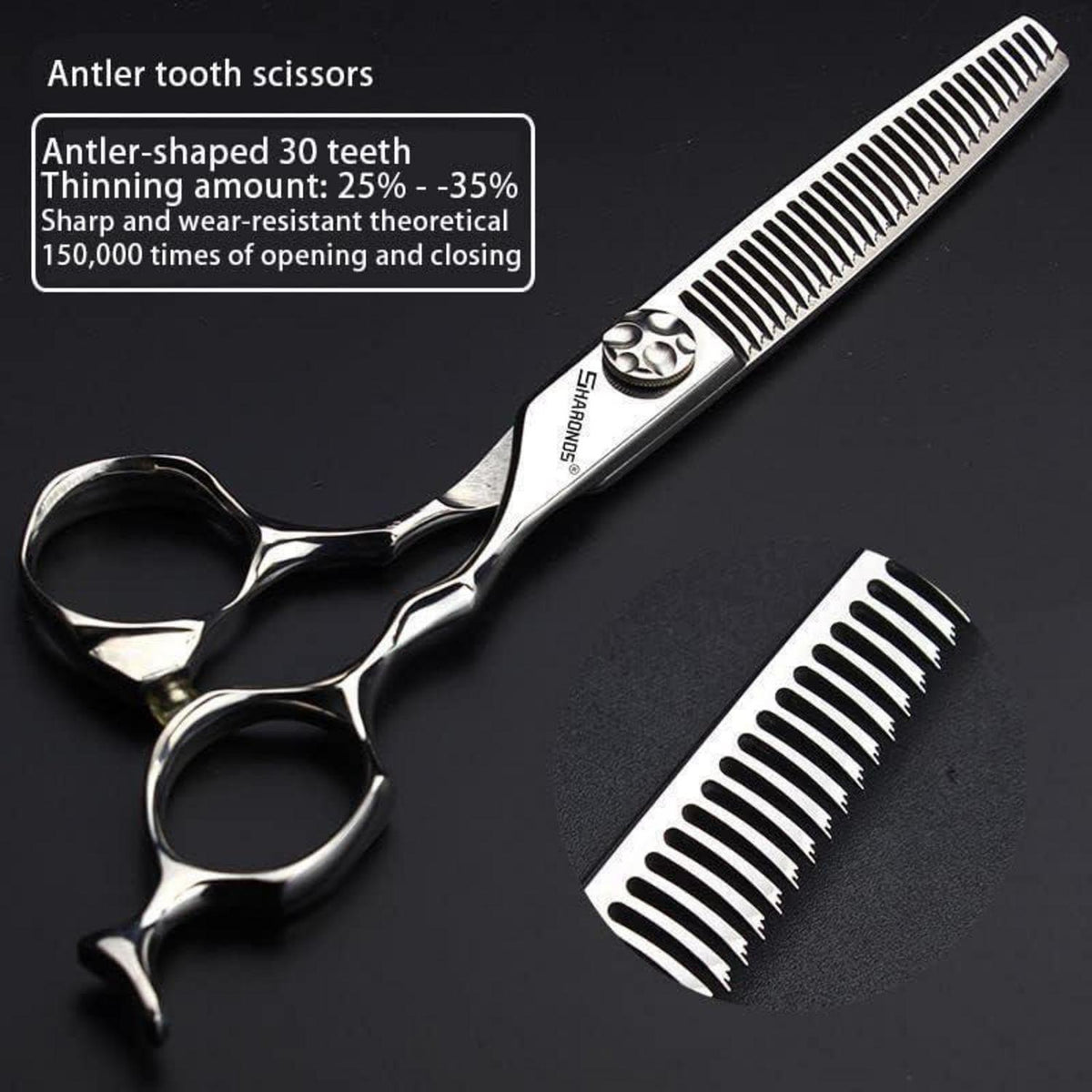 Professionelle Friseurschere 6 Zoll 440C Edelstahl Set