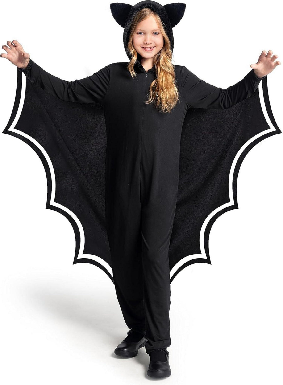 Kinder Fledermaus Flügel Halloween Kostüm Jumpsuit Kleinkind Small