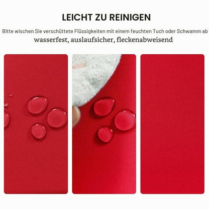 2x Rot Tischdecke 140x240cm – Fleckschutz & Abwaschbar