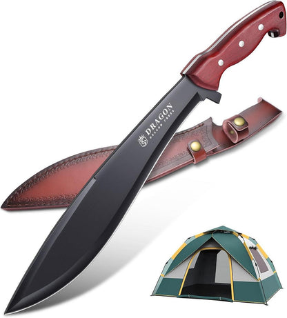 Outdoor Messer Full Tang D2 Stahl Survival Bushcraft Tool