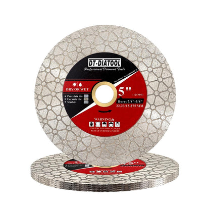Diamant-Trennscheiben 125mm 5er-Pack für Fliesen & Stein