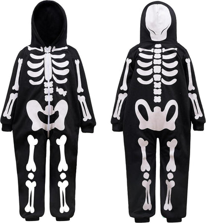Skelett Jumpsuit Pyjama für Babys Halloween Cosplay Kostüm