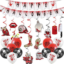 Halloween Party Deko Set Luftballons Girlande Accessoires