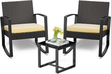 Gartenmöbel Balkon Lounge Set 2 Personen Outdoor PE-Rattan