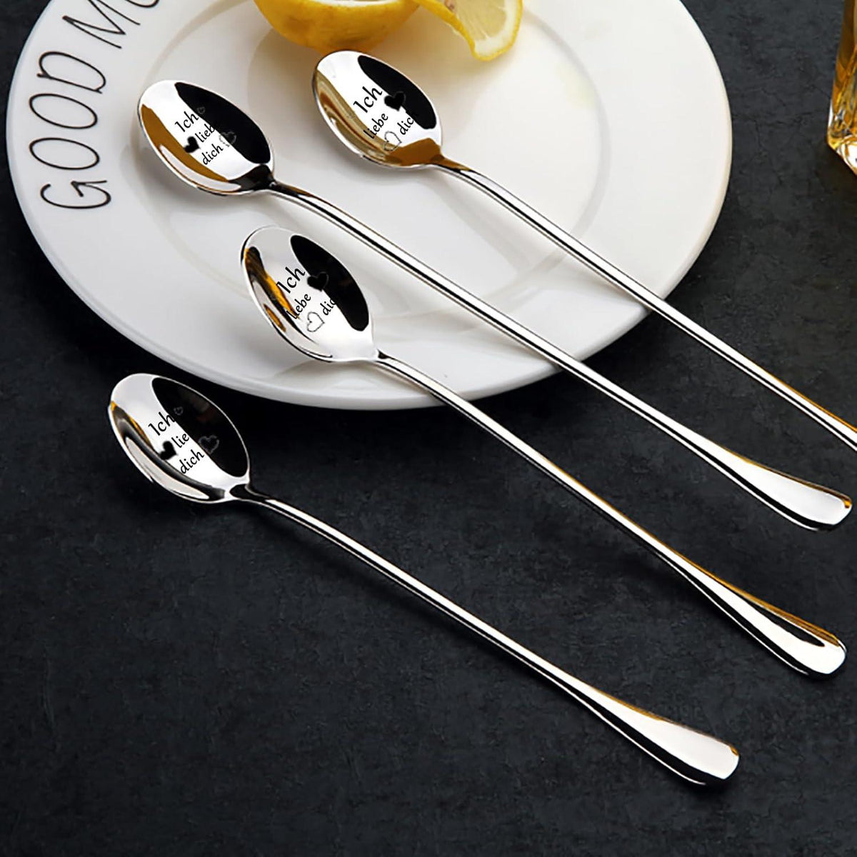 Ich Liebe Dich Löffel 2er Set Graviert Geschenk für Männer Frauen