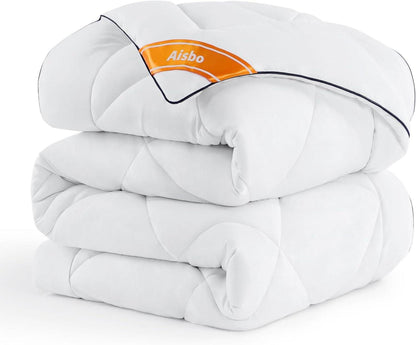 Bettdecke 200x200 4 Jahreszeiten Steppbettdecke 300GSM Warm & Flauschig
