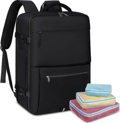 Business Laptop Rucksack 17.3 Zoll mit 4 Cubes Schwarz