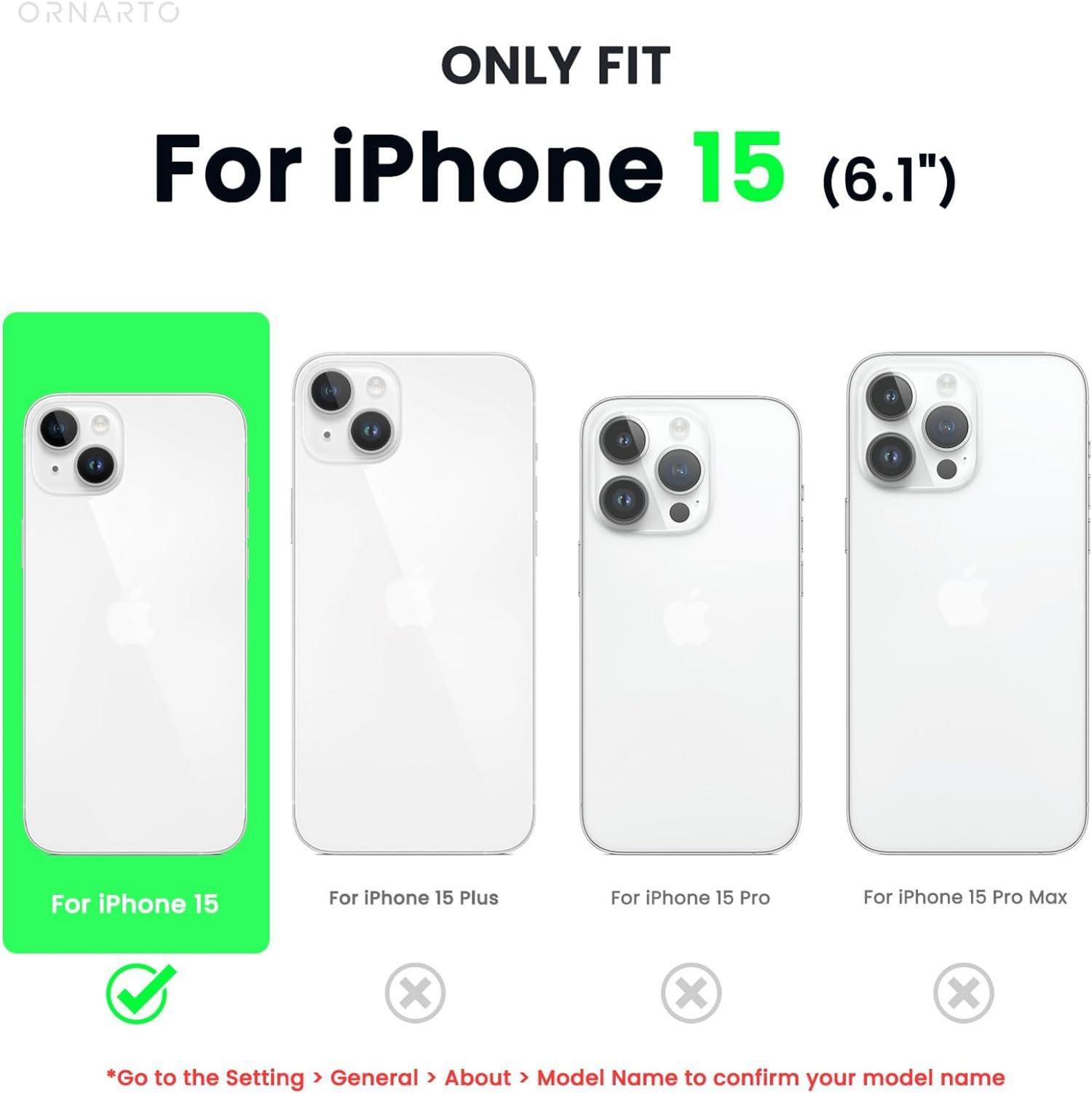 iPhone 15 Hülle Silikon 6,1 Zoll Ultra dünne Schutzhülle