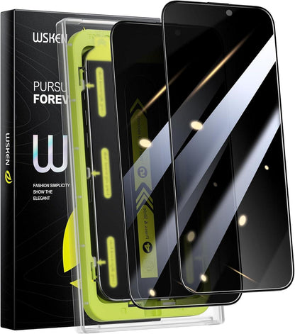 iPhone 15 Pro Sichtschutz Folie 2.5D Edge 28 Degree 10s HD-Klar, 2