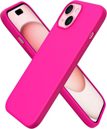 iPhone 15 Hülle Silikon flüssig Kratzfest stoßfest 6,1 Zoll