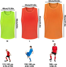 Fußball Trainingsweste Fussball Leibchen Kinder XL Grün 12