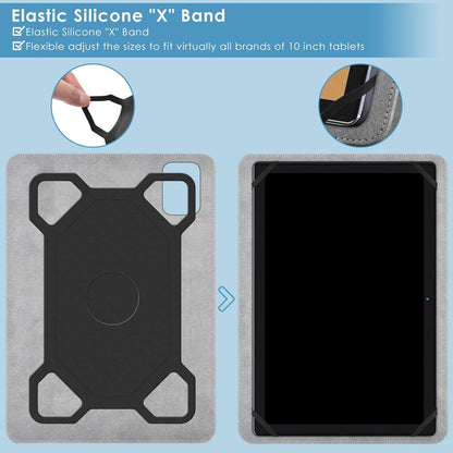 KATUMO Universal Hülle für 10 Zoll Tablet Cover Case schwarz