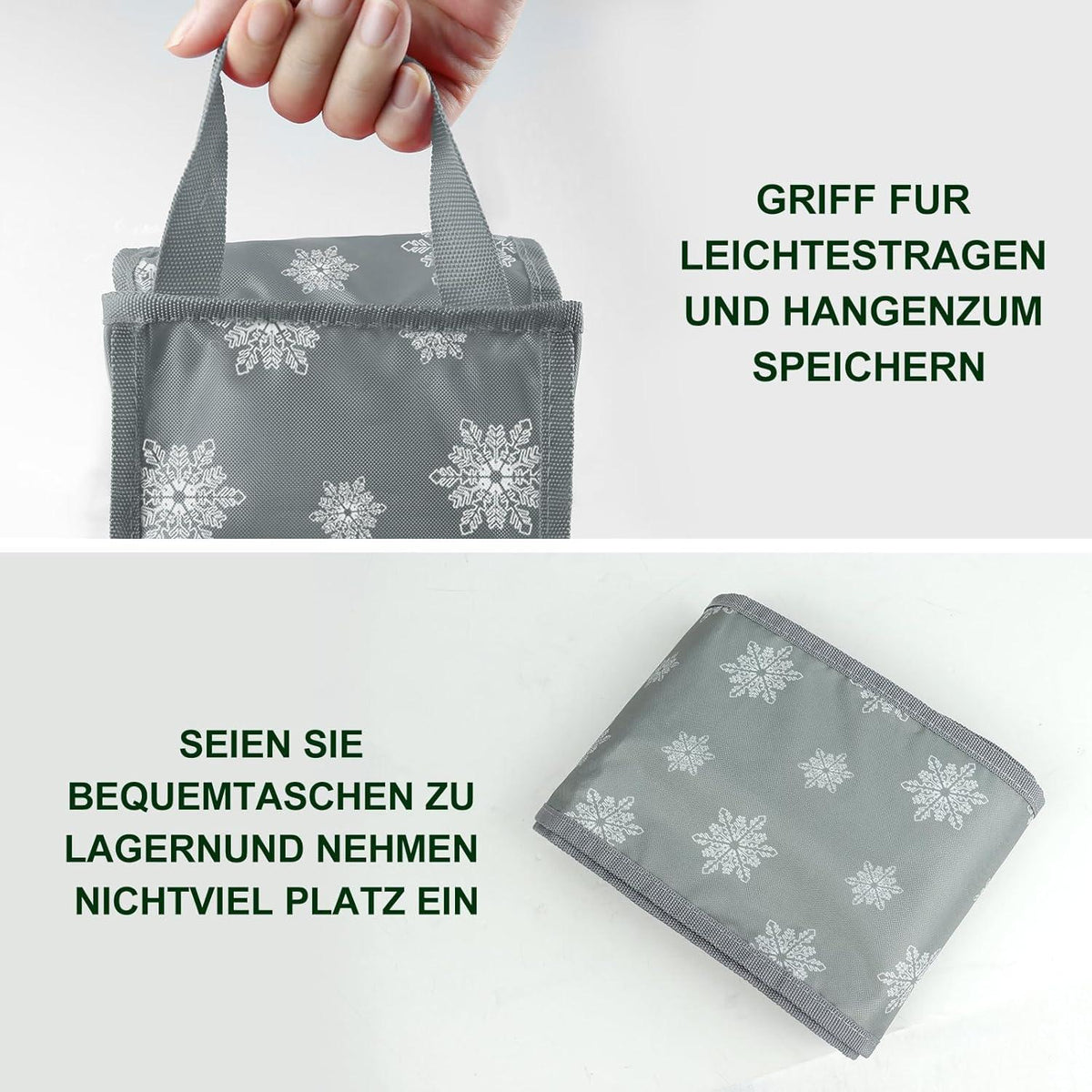 2x Aufbewahrungstasche Geschenkpapier 600D Oxford Gewebe Wasserdicht 74x14cm