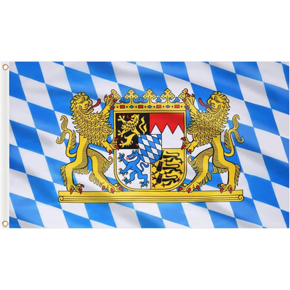 Bayern Flagge 150x90 cm - 2er Set für Oktoberfest Deko