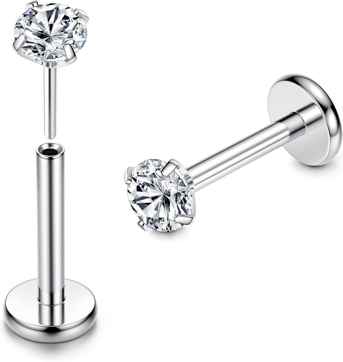 Titan Lippenpiercing Labret Piercing Monroe Medusa Piercing Opal