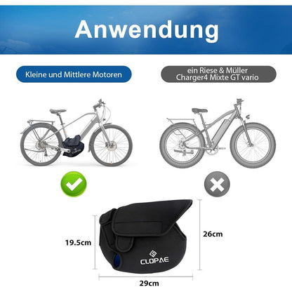 Ebike Motor Schutzhülle – Wasserdicht & Staubdicht für E-Bike
