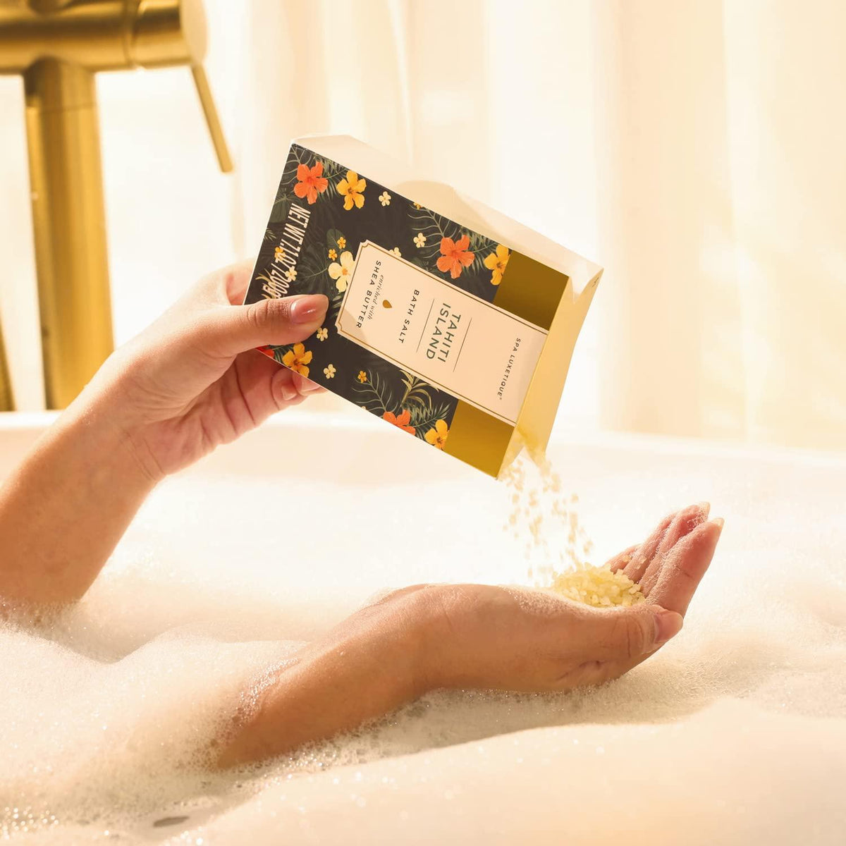 Spa Luxetique Geschenk Set 12pcs Tahiti Insel Bad ätherisches Öl