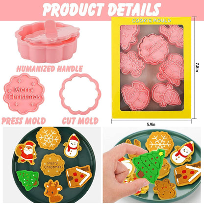 16 Weihnachts Ausstechformen für Kinder Backen Küche Zubehör