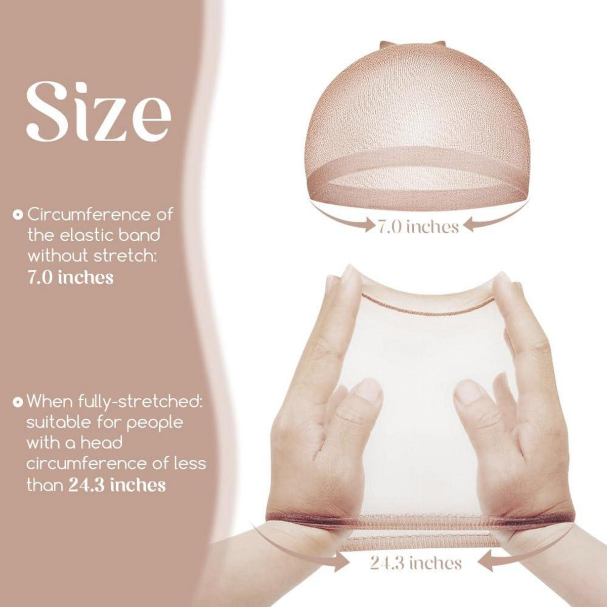Dreamlover Haarnetz Transparent für Perücken, Damen HD Wig