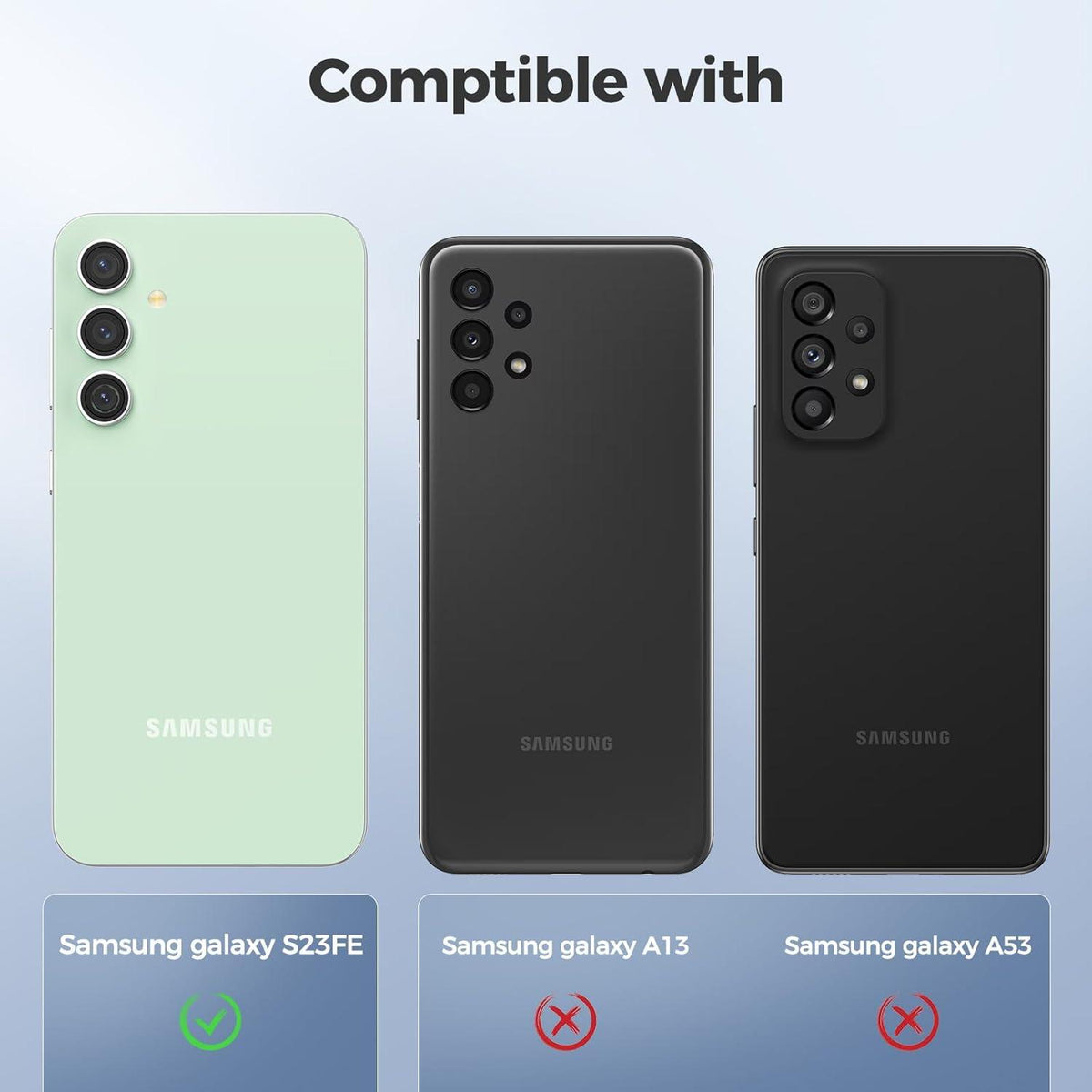TPU Handyhülle für Samsung Galaxy S23 FE - Anti-Gelb Slim