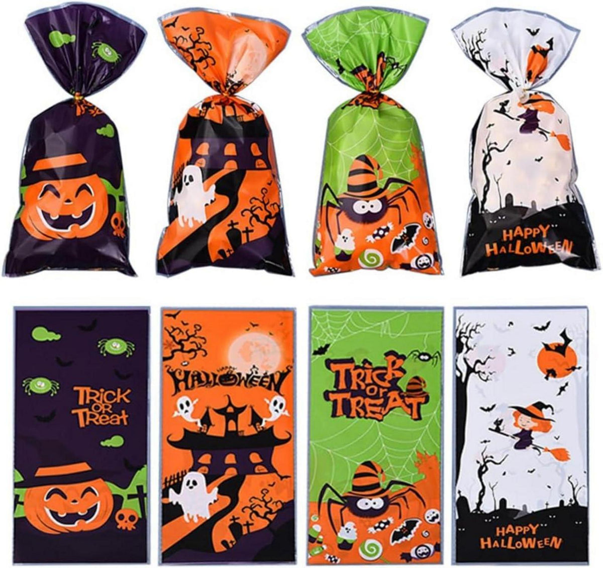 52er Halloween Süßigkeiten Tüten Set Halloween Goodie Bags