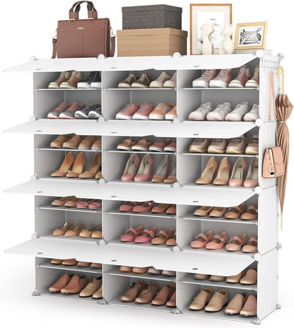 Schuhregal Organizer 8 Etagen 48 Paar Platzsparend
