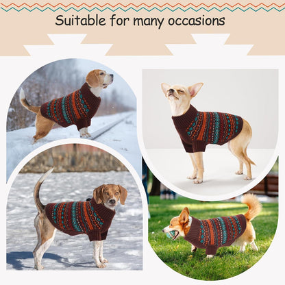 Hundepullover Böhmen Mittelgroße Hunde Weich & Warm mit Beinen Schick