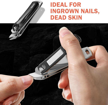 Nagelknipser Set Edelstahl für dicke & eingewachsene Nägel
