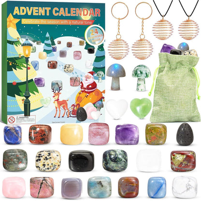 Adventskalender 2024 Kinder Kristalle Mineralien Edelsteine