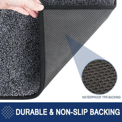 Schmutzfangmatte Innen 50x80 cm rutschfest waschbar wasserabsorbierend