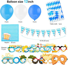 Bayrische Oktoberfest Party Deko Set 59-teilig