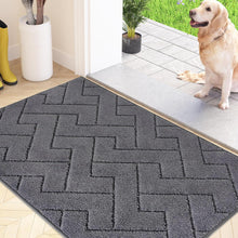Schmutzfangmatte Innen 60x90cm rutschfeste Fußmatte grau
