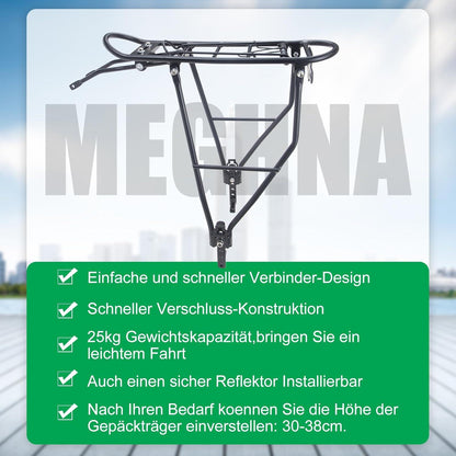 Fahrrad Gepäckträger Touring Hinten 26-29 Zoll Rennrad