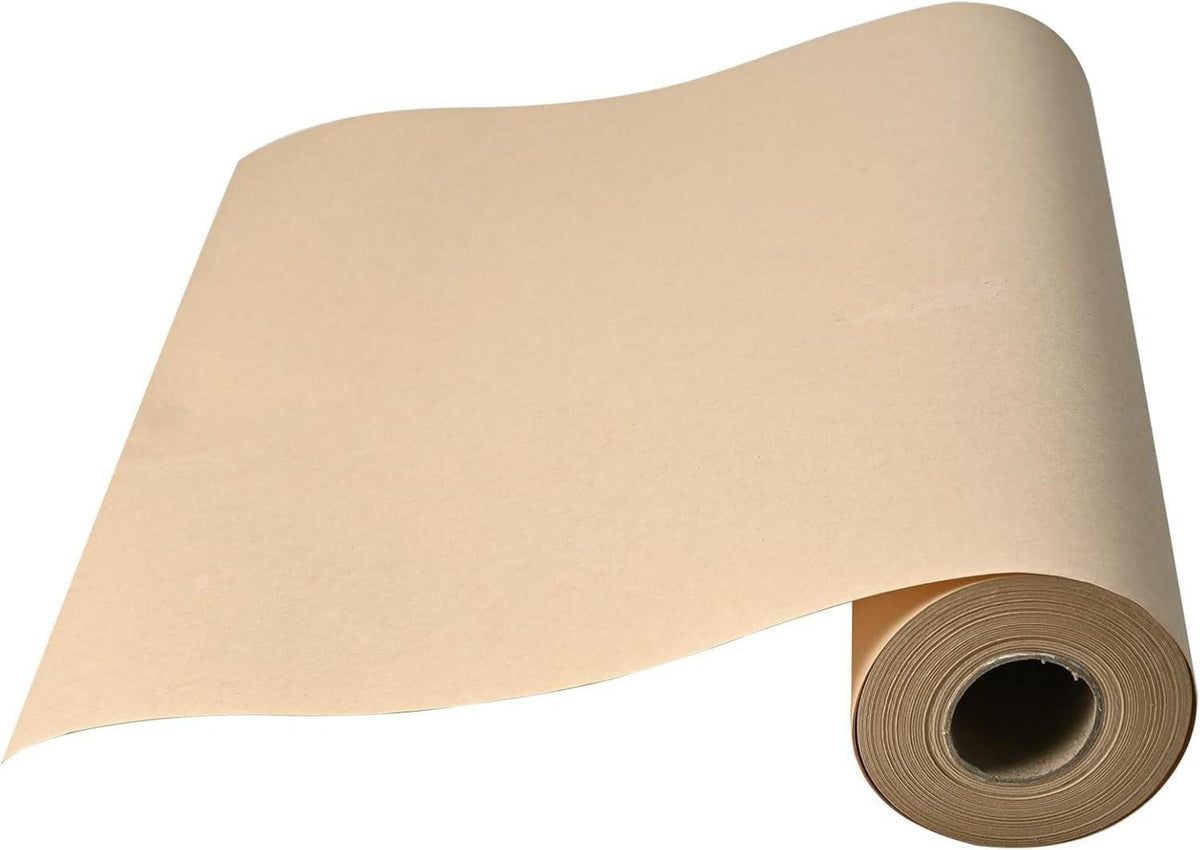 Kraftpapier Set mit Etiketten und Jute-Schnur, 30 cm breit, 30 m lang