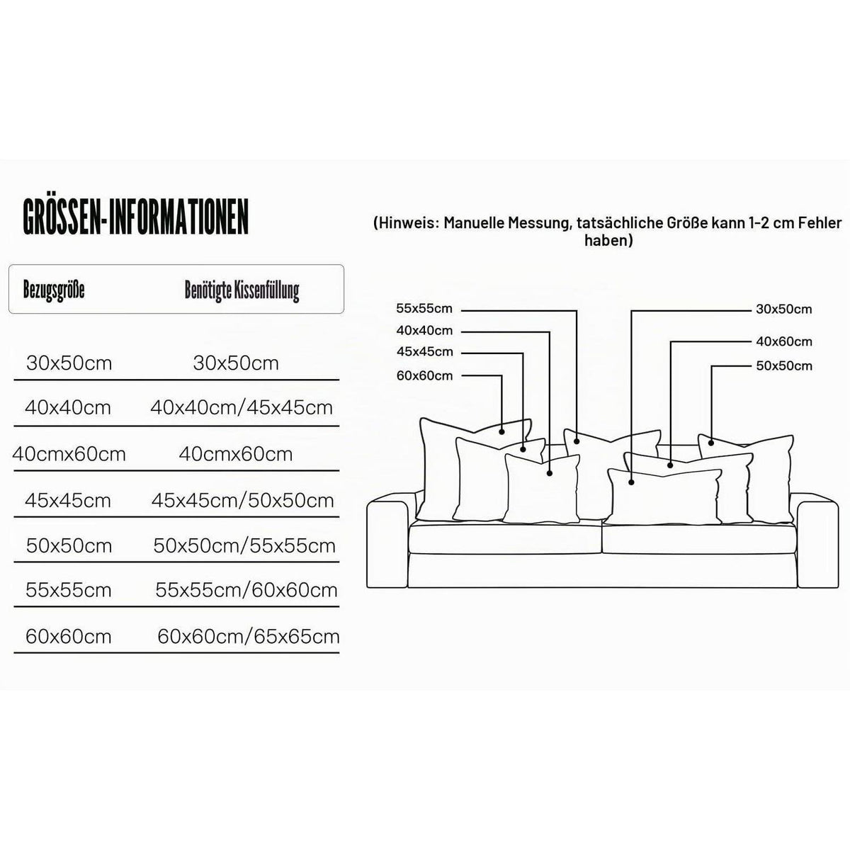 2x Cord Kissenbezug Lila 50x50cm - Dekokissen für Sofa