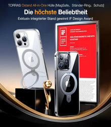 TORRAS iPhone 15 Pro Hülle MagSafe Militärschutz
