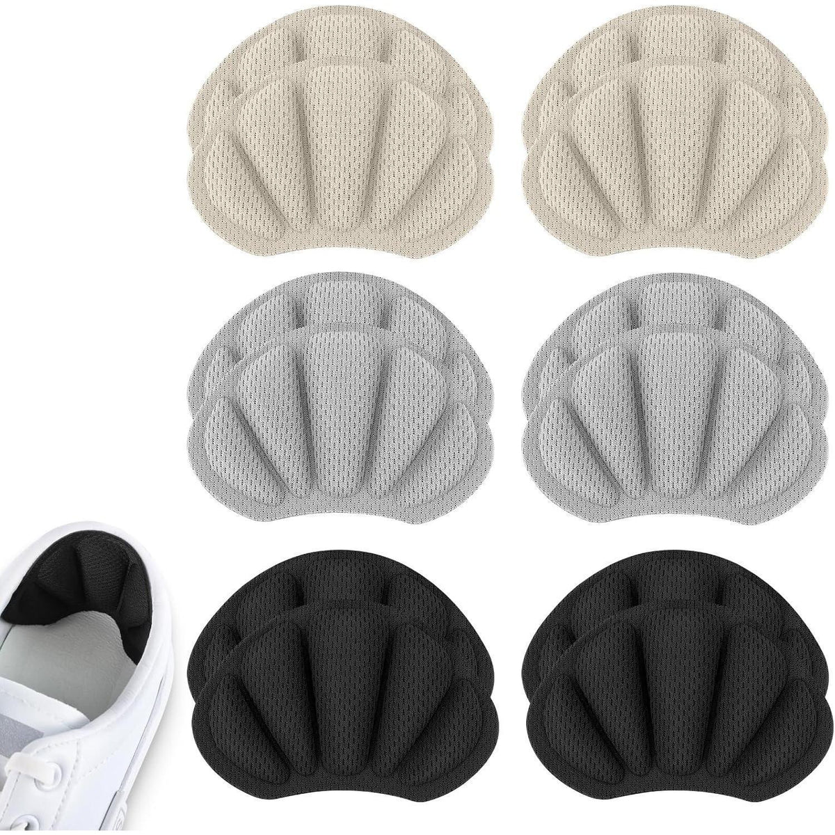 Fersen Reparatur Patches für Sneaker & Schuhe (6 Paar)