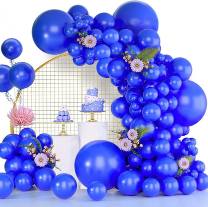 Luftballon Girlande Blau 120 Stück Set Geburtstag Hochzeit Party